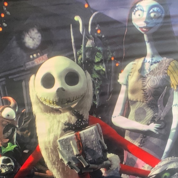 Tim Burton's the nightmare before christmas wall scroll 27"x34" Christmas banner - Picture 11 of 11